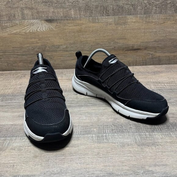 Skechers Arch Fit Lucky Thoughts Black Athletic Shoes Women's Size 11 - Picture 6 of 7